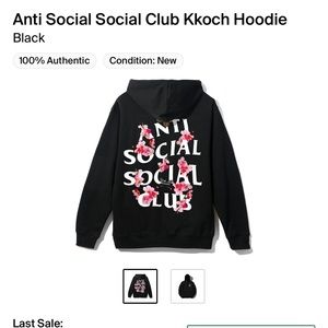 Anti social hoodie